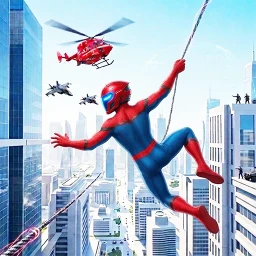 Flying Spider Hero Action Game 图标